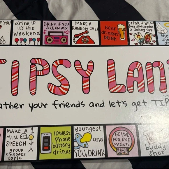 BRAND NEW BOX SEALED -TipsyLand Board Game/Drinking Game /Bachelorette Party - Picture 6 of 11